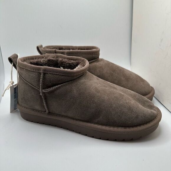 CUSHIONAIRE Women's pull on boot 7.5 BROWN - Picture 1 of 7